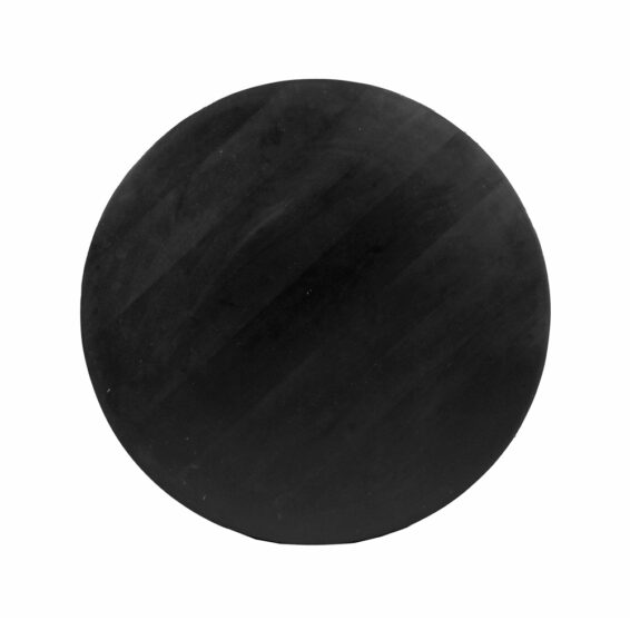 Mangohouten Ronde Salontafel Zwart (4)