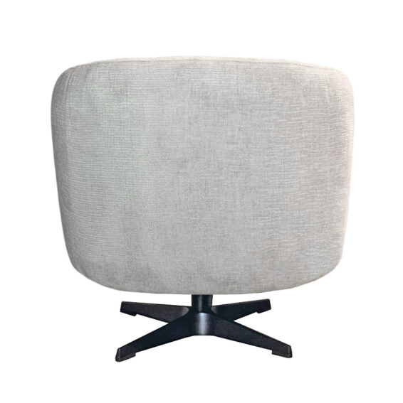 Fauteuil Macone - Stof Toch Ivory 02 Achteraanzicht