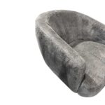 Fauteuil Macone - Stof Toch Lightr Grey 27 Zijaanzicht