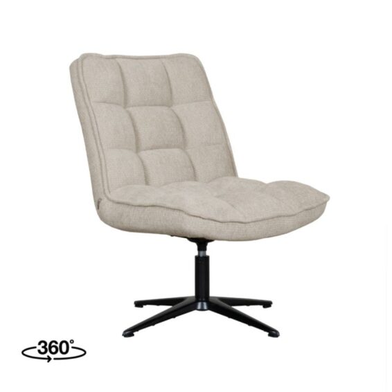 LABEL51 - Draaifauteuil Vince 63x74x91 Cm Clay Elite