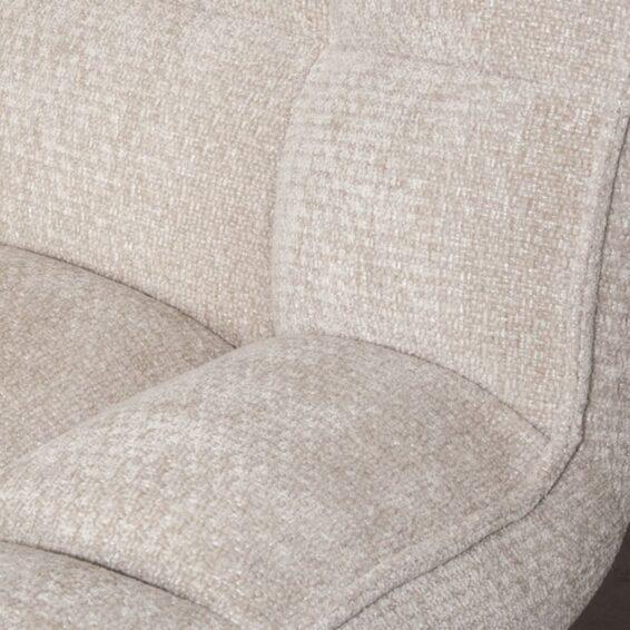 LABEL51 - Draaifauteuil Vince 63x74x91 Cm Naturel Elite Details (2)