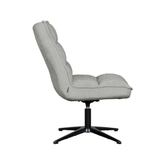 LABEL51 - Draaifauteuil Vince 63x74x91 Cm Stone Elite (2)