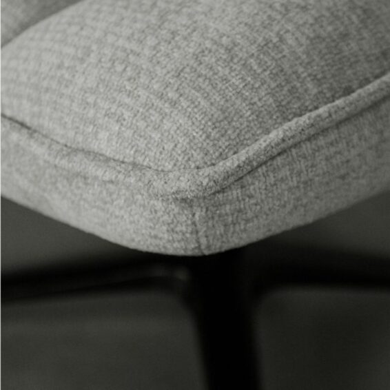 LABEL51 - Draaifauteuil Vince 63x74x91 Cm Stone Elite Details (2)