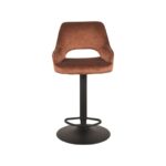LABEL51 Barkruk Fer 45x47x92 113 Rust Velours Voorkant