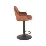 LABEL51 Barkruk Fer 45x47x92 113 Rust Velours Zijkant