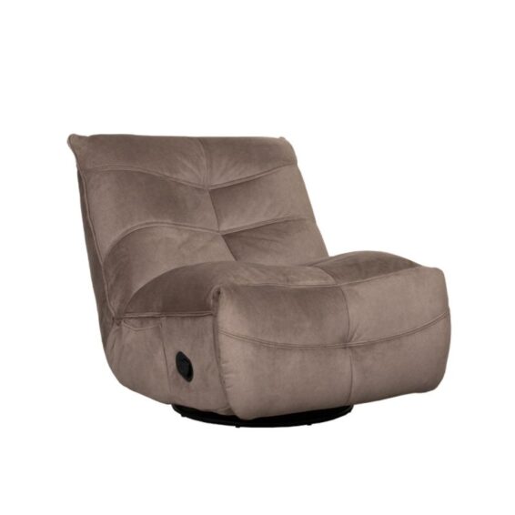 LABEL51 - Relaxfauteuil Take It Easy- 84x104x94 Cm - Stof Naturel Touch