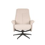 LABEL51 Relaxfauteuil Bergen 77x76x105 Cm Naturel Touch Voorkant2 V2