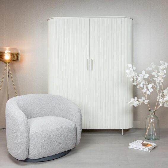 Tower Living Fauteuil Belfast - Stof Copenhagen 803 Cement Grey
