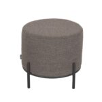 LABEL51 - Poef_troy_grijs_boucle_46x46x41_cm_Bovenkant (2)