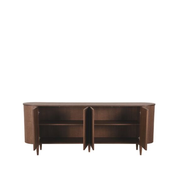 LABEL51 - Dressoir_Oliva_220x47x85_Cm_Walnoot_Eikenhout_Voorkant2