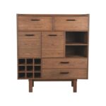 LABEL51 - Hoge_Kast_Cali_125x45x140cm_Smoked_Voorkant
