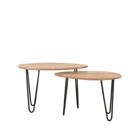 Salontafel_Set_Frisk LABEL51 - K_68x43x44_Cm_Rough_Mangohout_Perspectief