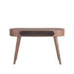 LABEL51 - Bureau_Bella_120x42x77_cm_Espresso_Mangohout_Voorkant