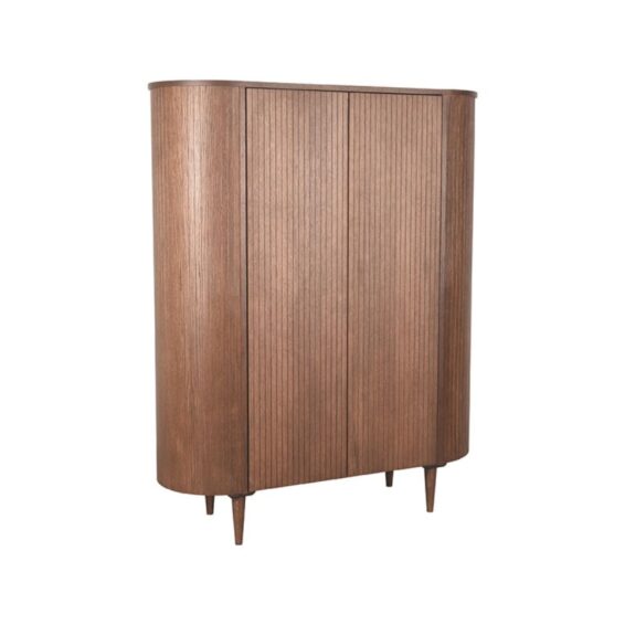 LABEL51 - Hoge_Kast_Oliva_105x47x158_Cm_Walnoot_Eikenhout_Perspectief