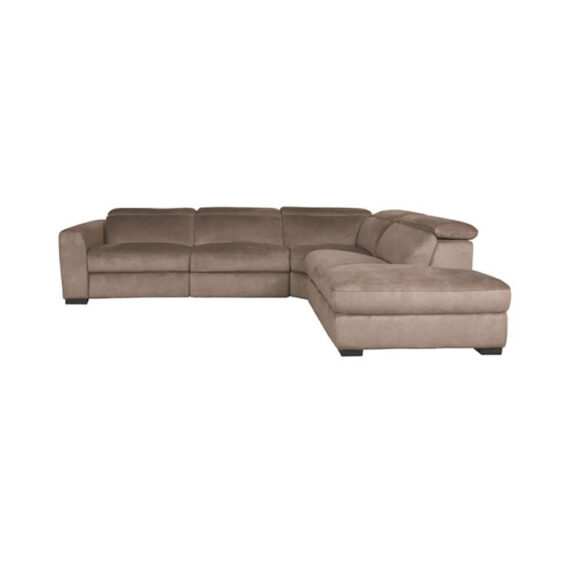 LABEL51 Loungebank Ottoman Livordo 2 5 Zits Ottoman Taupe Cosmo Voorkant