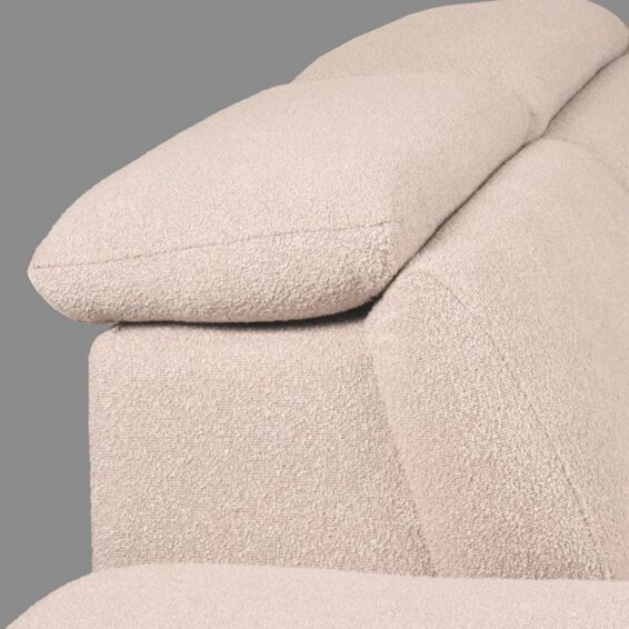 LABEL51 Loungebank Ottoman Livordo 2 5 Zits Ottomane Links Naturel Touch Detail