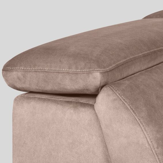 LABEL51 Loungebank Ottoman Livordo Ottoman 2 5 Zits Taupe Cosmo Detail 1