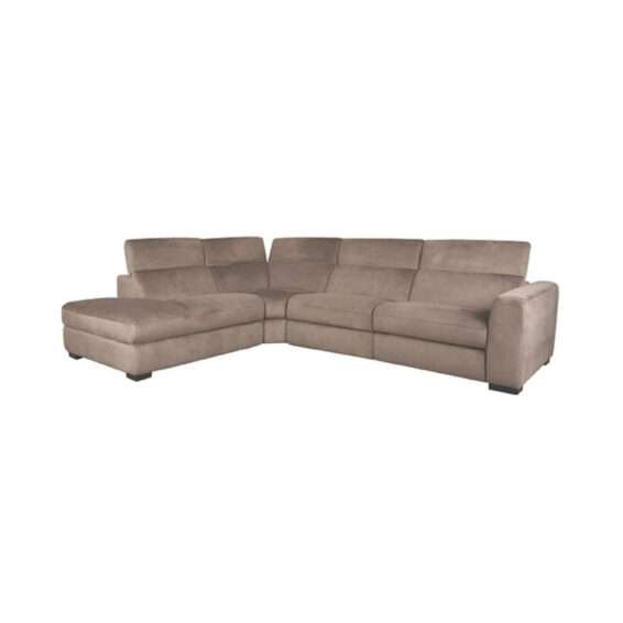 LABEL51 Loungebank Ottoman Livordo Ottoman 2 5 Zits Taupe Cosmo Perspectief 1