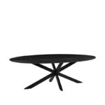 LABEL51 - Eettafel James 240x100x76 Cm Zwart Mangohout
