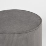 LABEL51 - Poef_Tibo_Donkergrijs_Ribcord_55x55x40_cm_Detail
