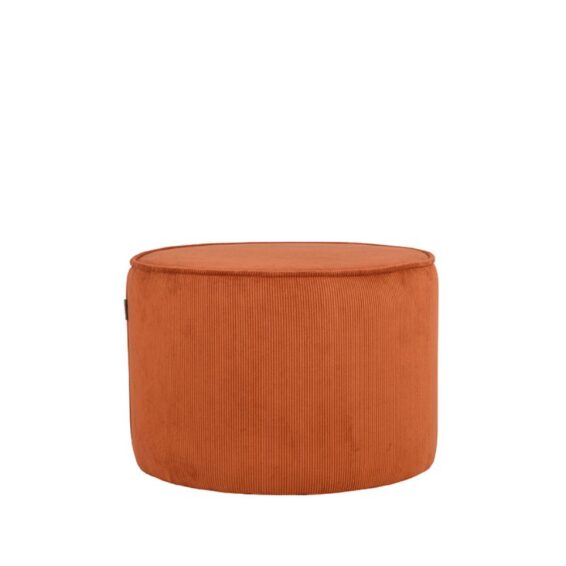 LABEL51 - Poef_Tibo_Rust_Ribcord_55x55x40_cm_Vooraanzicht