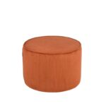 LABEL51 - Poef_Tibo_Rust_Ribcord_55x55x40_cm_Vooraanzicht_Boven
