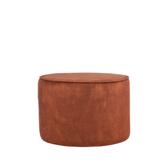 LABEL51 - Poef_Tibo_Rust_Velours_55x55x40_cm_Vooraanzicht