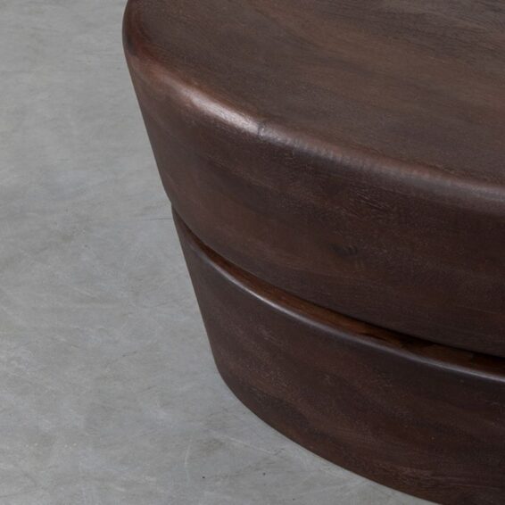LABEL51 - Salontafel Javi 10x80x32 Cm Espresso Mangohout Details