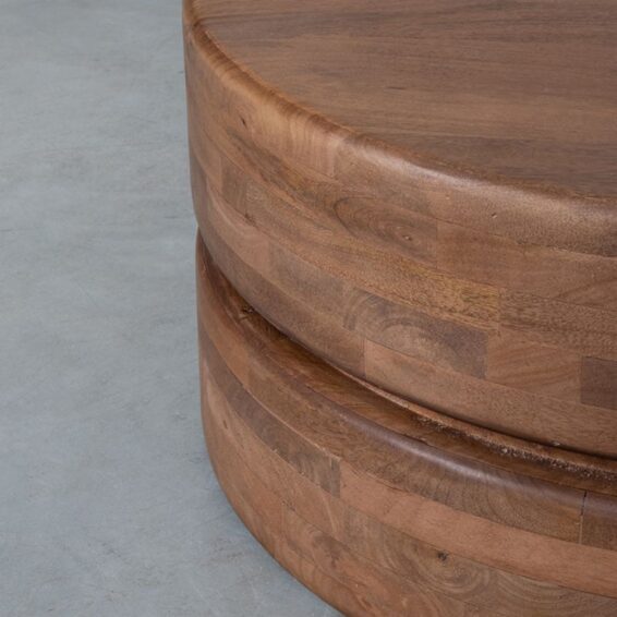 LABEL51 - Salontafel Milly Mango 70 Cm Naturel Details